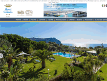 Tablet Screenshot of hotelcoronaischia.com